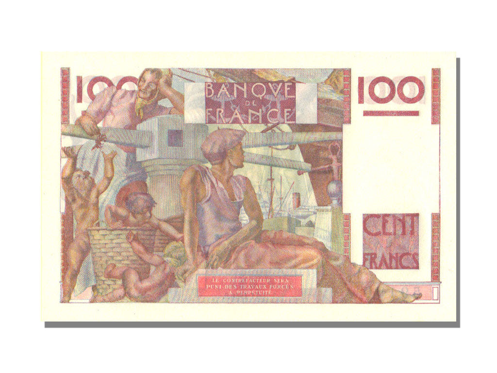 FRANCE, 100 Francs, 1946, 1946-11-21, UNC(65-70), R. 150, Fayette #28.11