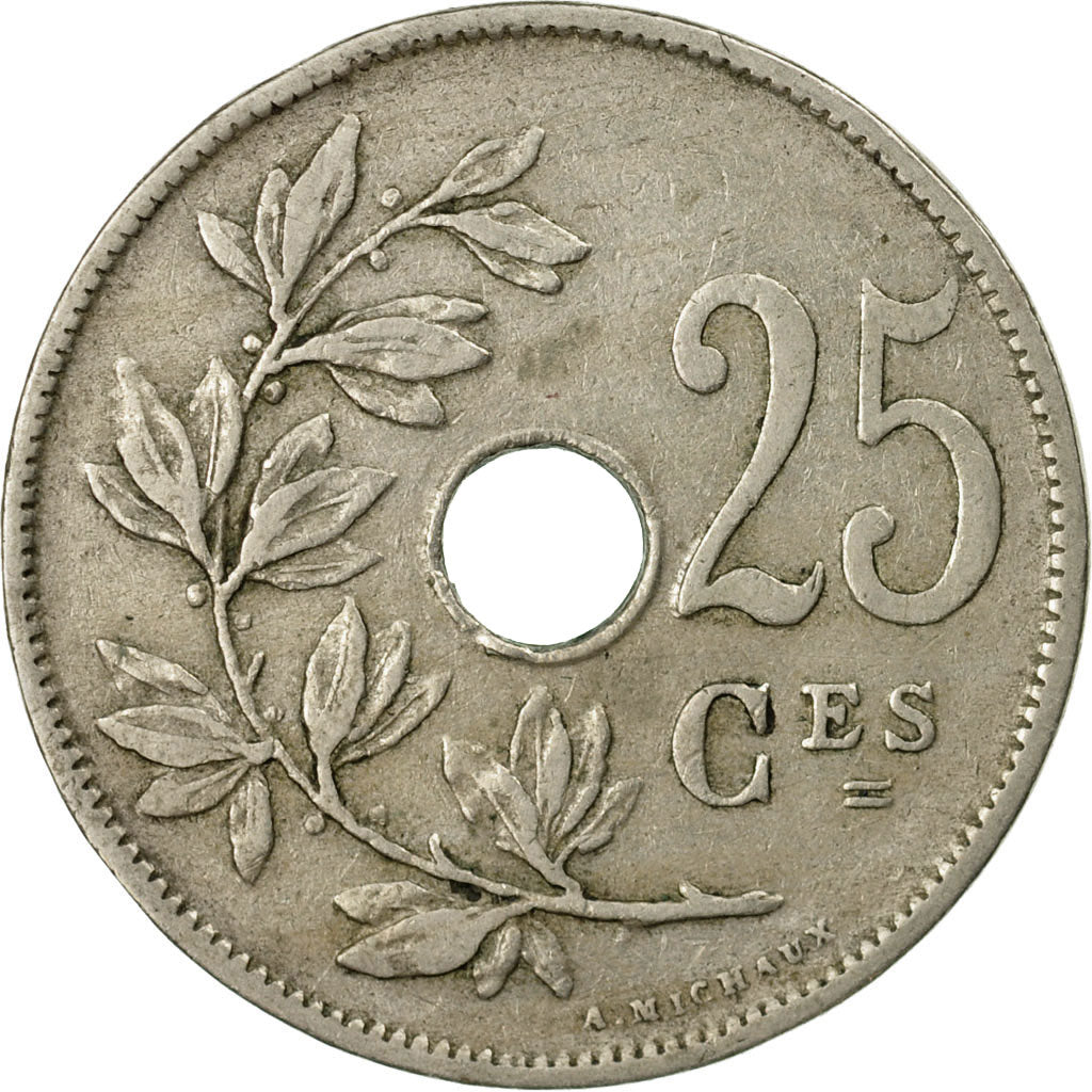 Coin, Belgium, 25 Centimes, 1926, EF(40-45), Copper-nickel, KM:68.1
