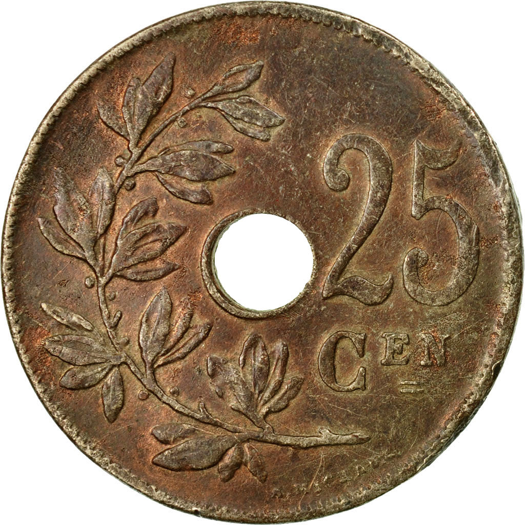 Coin, Belgium, 25 Centimes, 1926, VF(20-25), Copper-nickel, KM:69