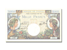France, 1000 Francs, 1 000 F 1940-1944 ''Commerce et Industrie'', 1940, KM...
