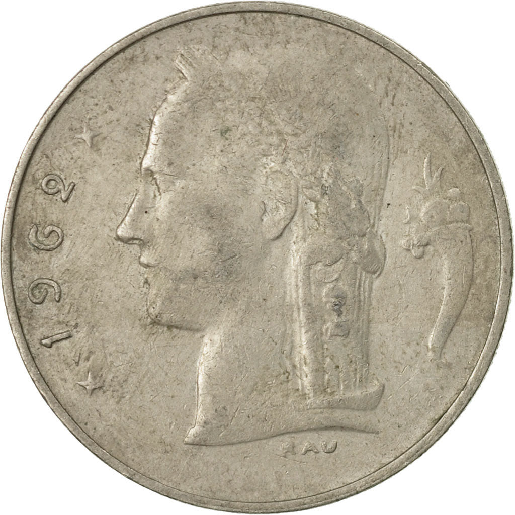 Coin, Belgium, Franc, 1962, VF(20-25), Copper-nickel, KM:143.1