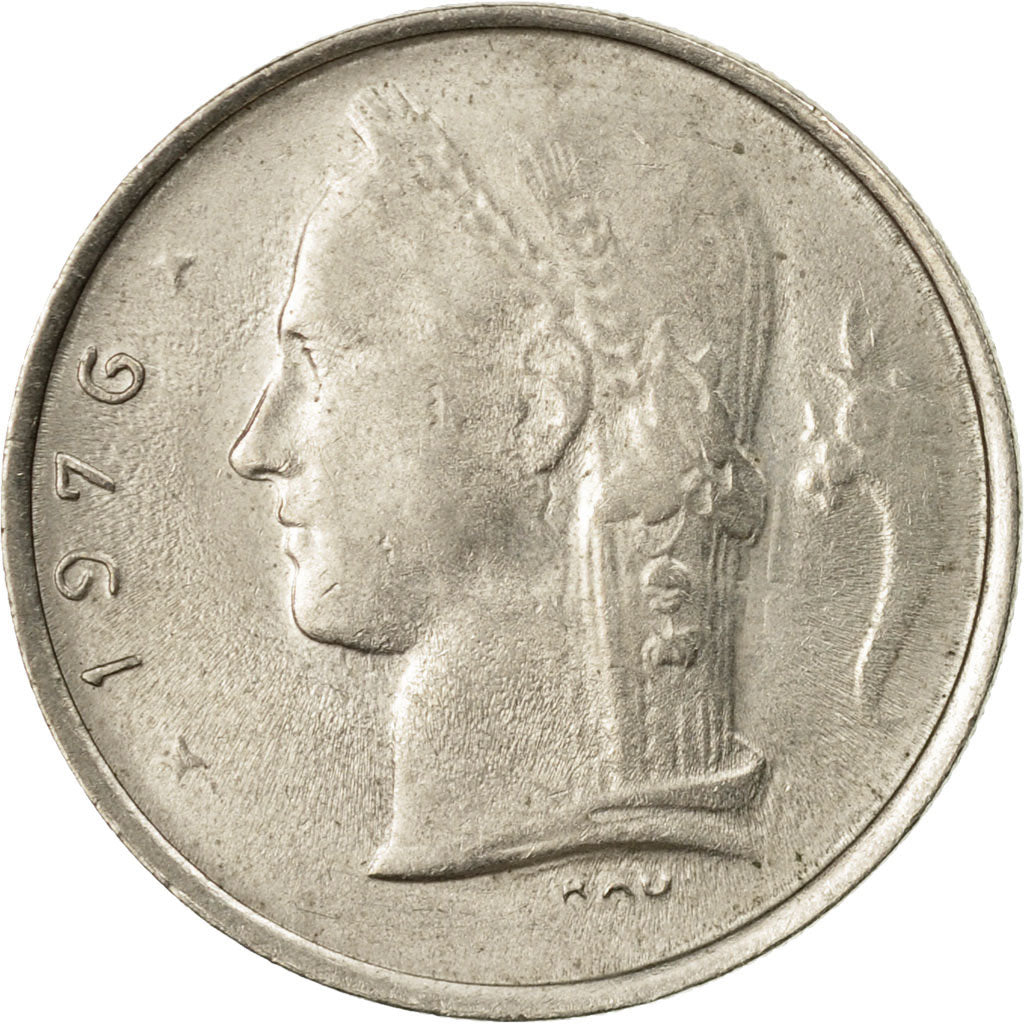 Coin, Belgium, Franc, 1976, AU(55-58), Copper-nickel, KM:143.1