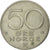 Moneta, Norwegia, Olav V, 50 Öre, 1983, EF(40-45), Miedź-Nikiel, KM:418