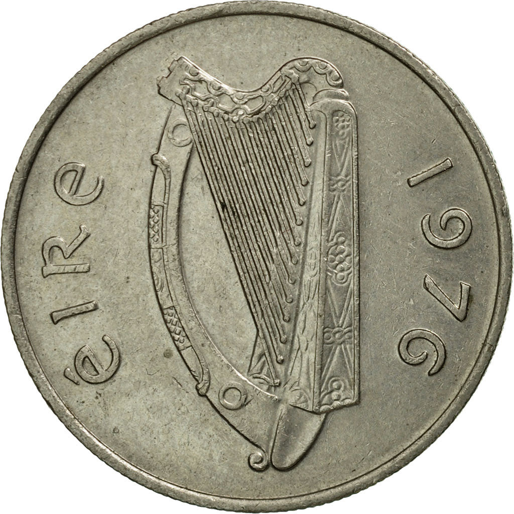 Münze, IRELAND REPUBLIC, 5 Pence, 1976, VZ, Copper-nickel, KM:22
