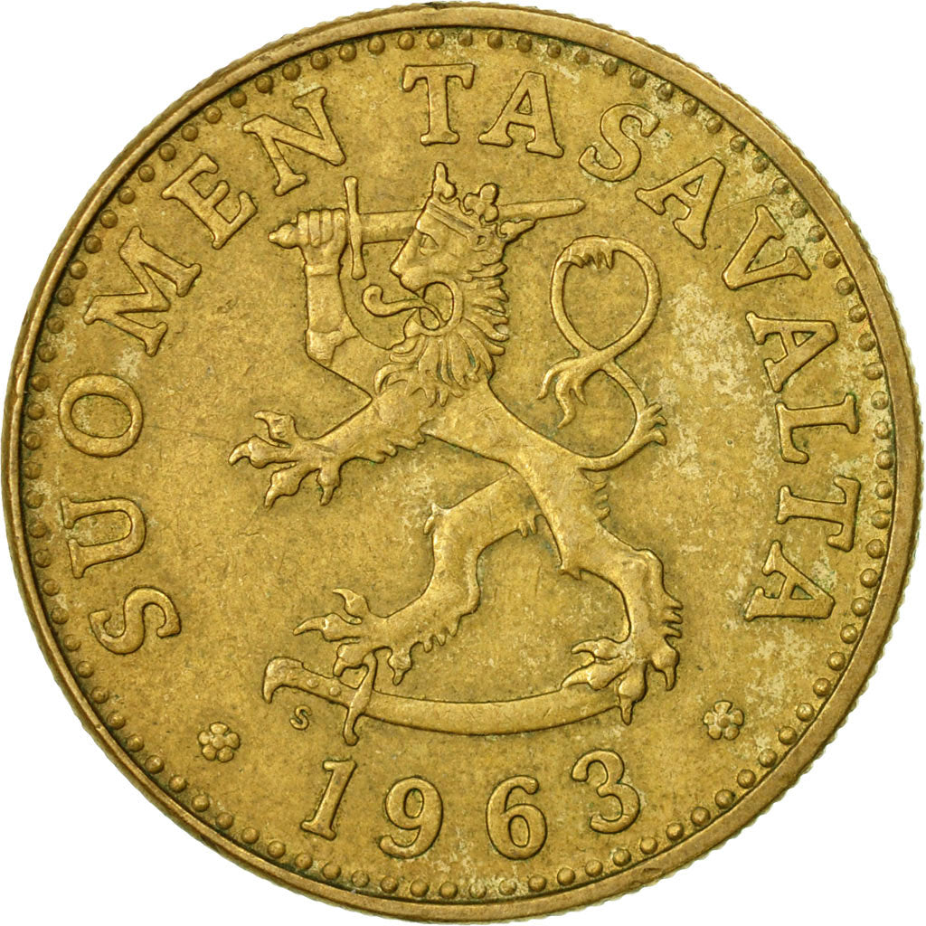 Monnaie, Finlande, 50 Penniä, 1963, TB+, Aluminum-Bronze, KM:48