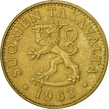 Monnaie, Finlande, 50 Penniä, 1963, TB+, Aluminum-Bronze, KM:48