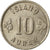 Monnaie, Iceland, 10 Aurar, 1969, TTB, Copper-nickel, KM:10