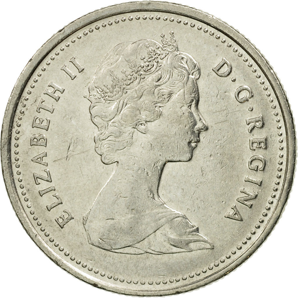 Coin, Canada, Elizabeth II, 25 Cents, 1981, Royal Canadian Mint, Ottawa