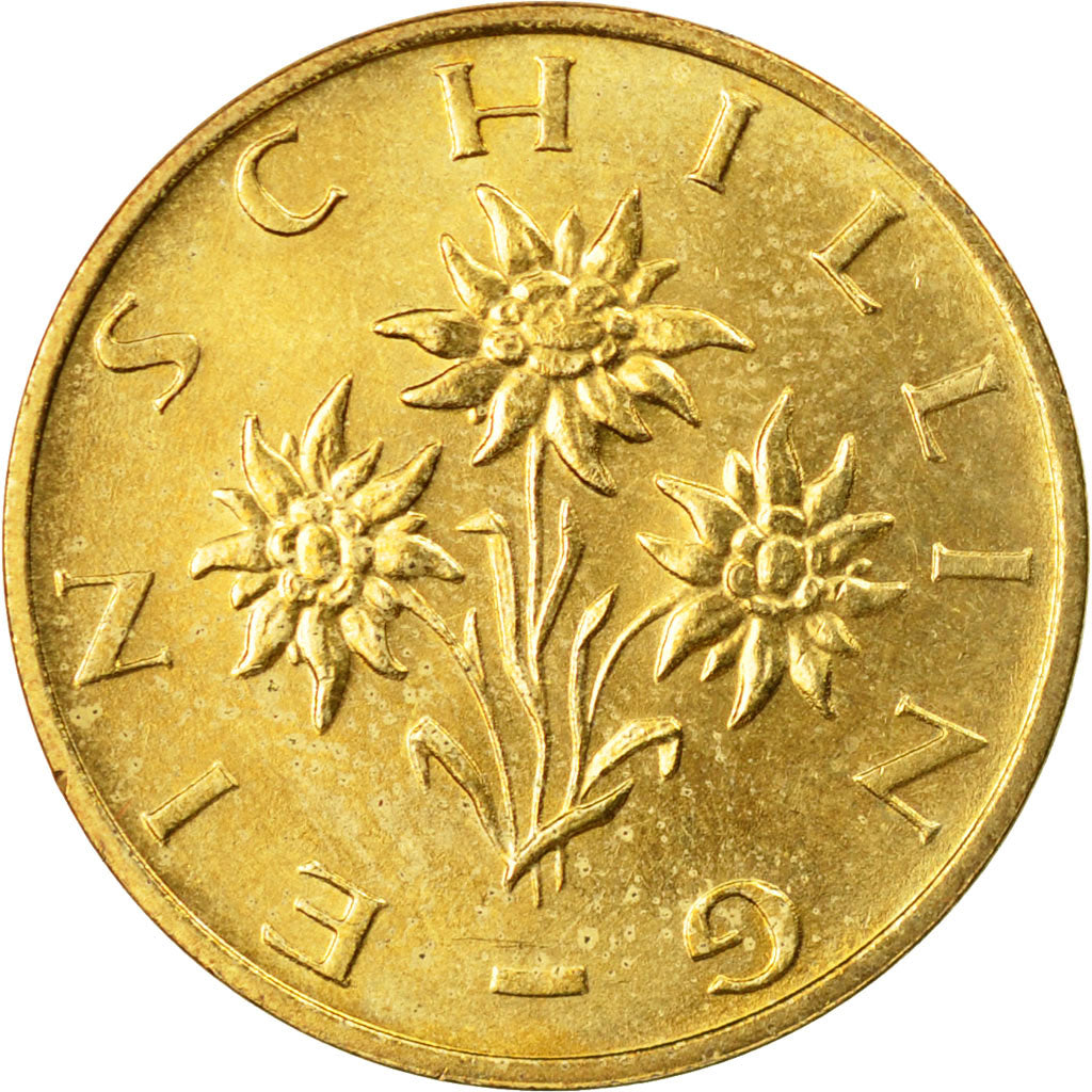 Coin, Austria, Schilling, 1989, AU(55-58), Aluminum-Bronze, KM:2886