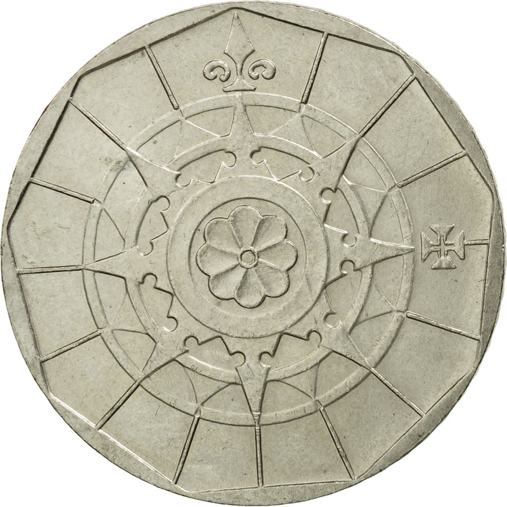 Coin, Portugal, 20 Escudos, 1988, Lisbon, AU(55-58), Copper-nickel, KM:634.1