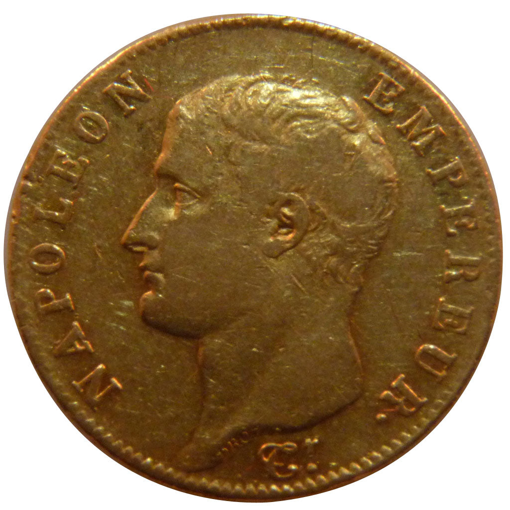 Premier Empire, 20 Francs Or Napoléon Tête Nue
