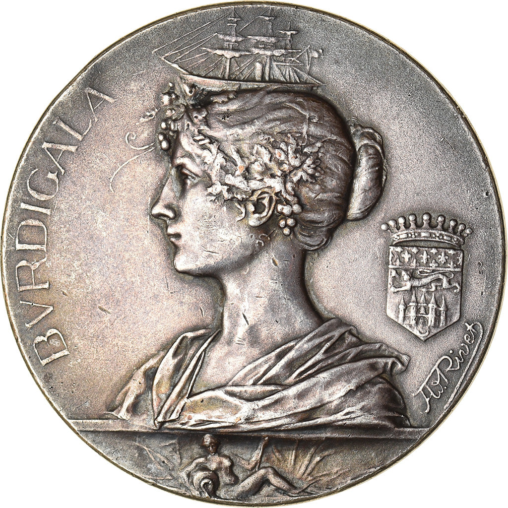 France, Medal, XIIIème Exposition de Bordeaux, Société Philomatique, 1895