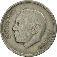Coin, Morocco, al-Hassan II, 50 Santimat, 1974, Paris, EF(40-45), Copper-nickel