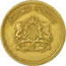 Moneta, Marocco, al-Hassan II, 10 Santimat, 1974, Paris, MB+, Alluminio-bronzo