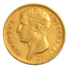 Francia, Napoléon I, 20 Francs, 1807, Paris, MB+, Oro, Gadoury:1023a