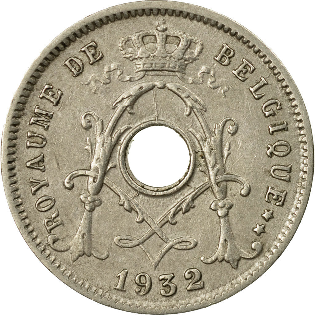 Coin, Belgium, 5 Centimes, 1932, EF(40-45), Copper-nickel, KM:66