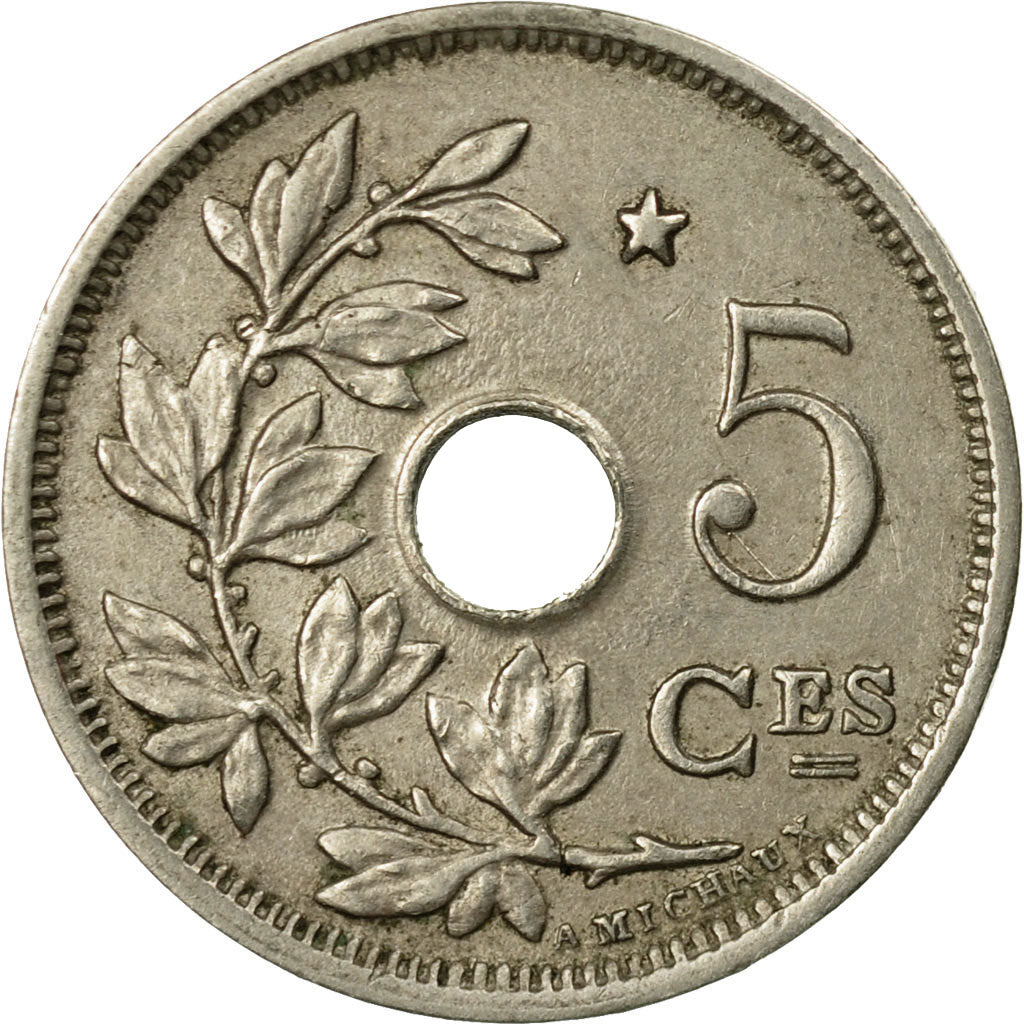 Coin, Belgium, 5 Centimes, 1932, EF(40-45), Copper-nickel, KM:66