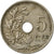 Moneta, Belgia, 5 Centimes, 1928, VF(20-25), Miedź-Nikiel, KM:66