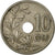 Moneda, Bélgica, 10 Centimes, 1904, BC+, Cobre - níquel, KM:52