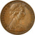 Moneda, Australia, Elizabeth II, Cent, 1972, MBC, Bronce, KM:62
