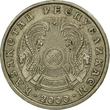 Coin, Kazakhstan, 20 Tenge, 2000, Kazakhstan Mint, VF(30-35)