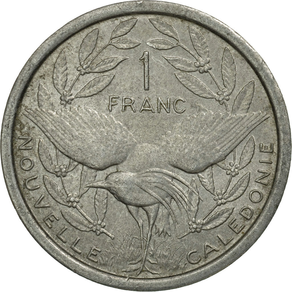 Coin, New Caledonia, Franc, 1971, Paris, EF(40-45), Aluminum, KM:8