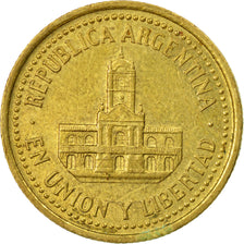 Coin, Argentina, 25 Centavos, 2009, EF(40-45), Aluminum-Bronze, KM:110.1