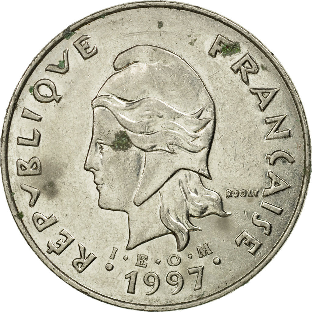 Münze, Neukaledonien, 50 Francs, 1997, Paris, S, Nickel, KM:13