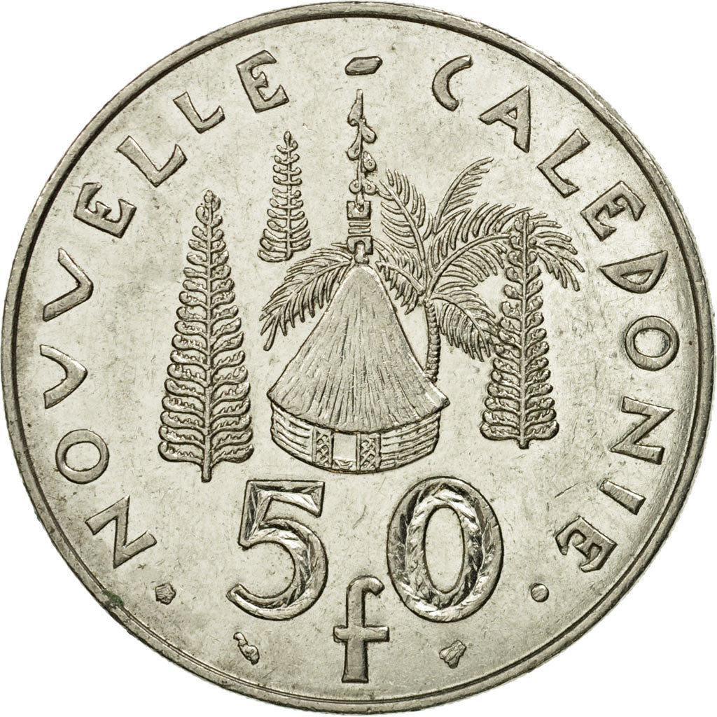 Münze, Neukaledonien, 50 Francs, 1997, Paris, S, Nickel, KM:13