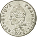 Coin, New Caledonia, 20 Francs, 2004, Paris, EF(40-45), Nickel, KM:12