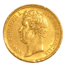 FRANCE, Louis-Philippe, 20 Francs, 1831, Paris, AU(50-53), Gold, Gadoury #1030,.