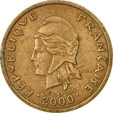 Coin, New Caledonia, 100 Francs, 2000, Paris, VF(30-35), Nickel-Bronze, KM:15