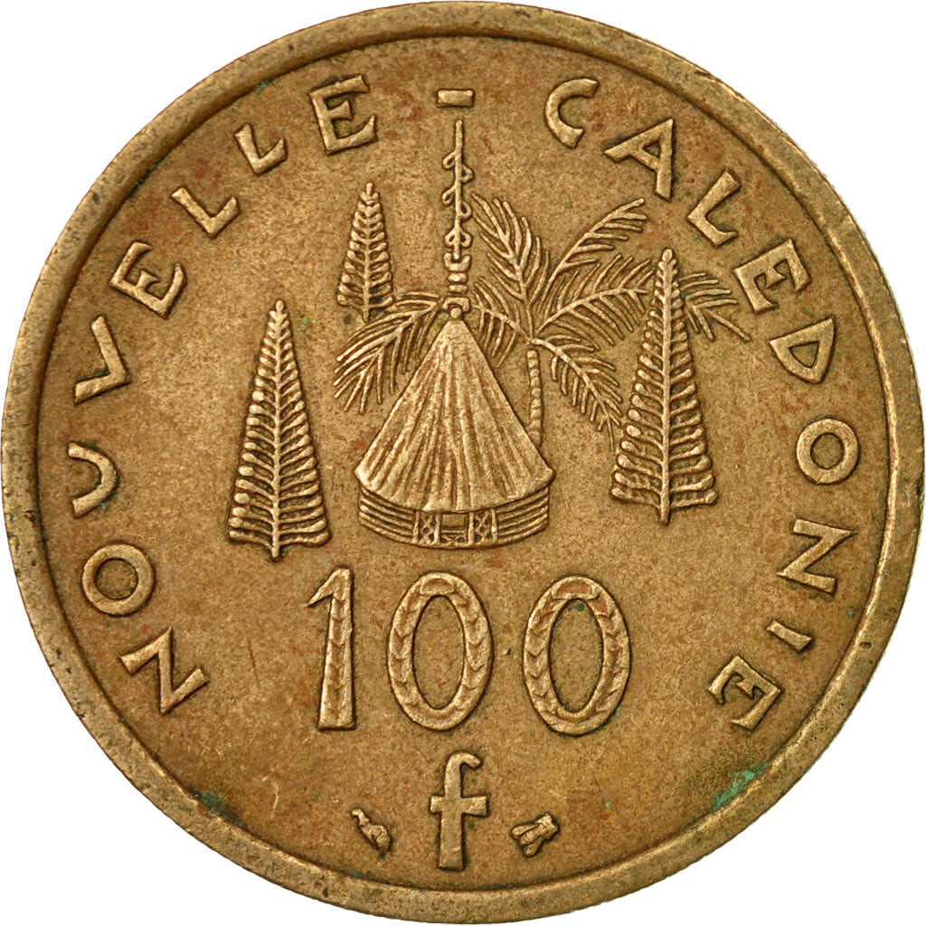 Coin, New Caledonia, 100 Francs, 2000, Paris, VF(30-35), Nickel-Bronze, KM:15