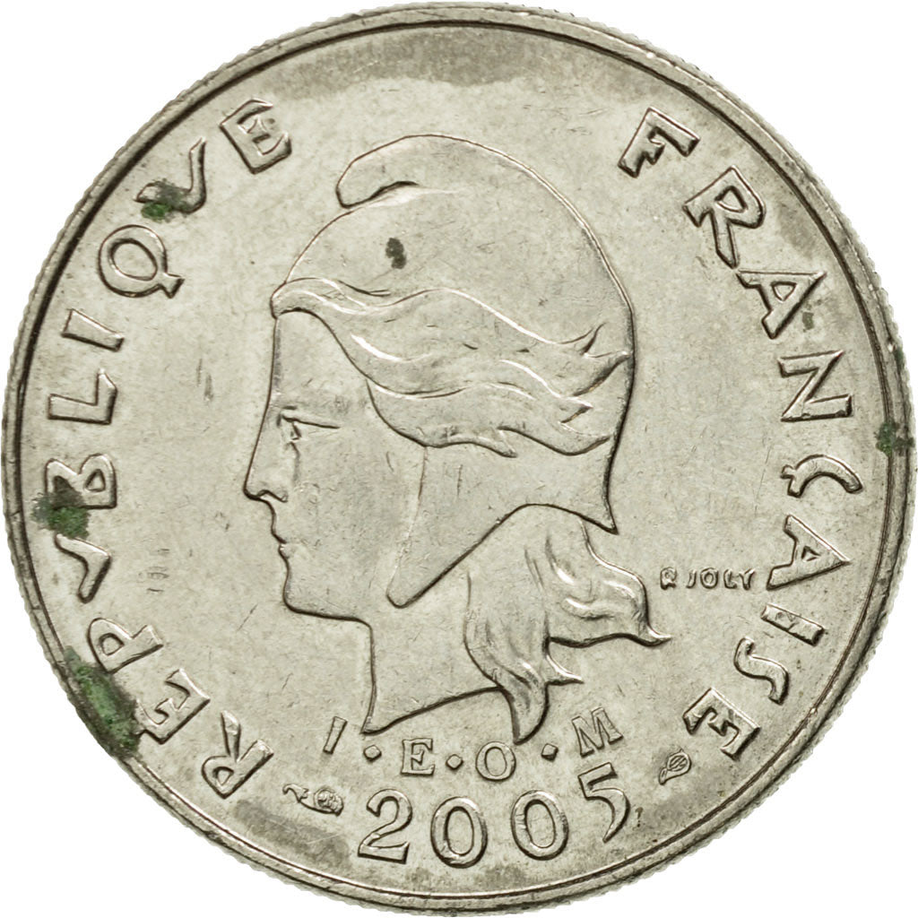Coin, New Caledonia, 10 Francs, 2005, Paris, VF(20-25), Nickel, KM:11