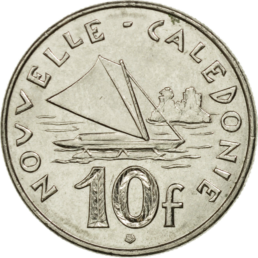 Coin, New Caledonia, 10 Francs, 2005, Paris, VF(20-25), Nickel, KM:11