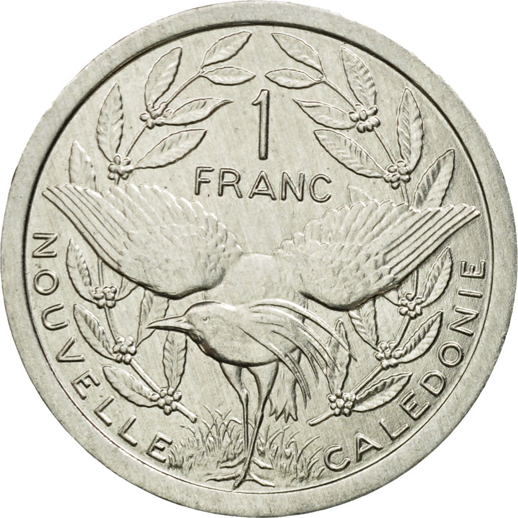 Coin, New Caledonia, Franc, 2003, Paris, AU(55-58), Aluminum, KM:10