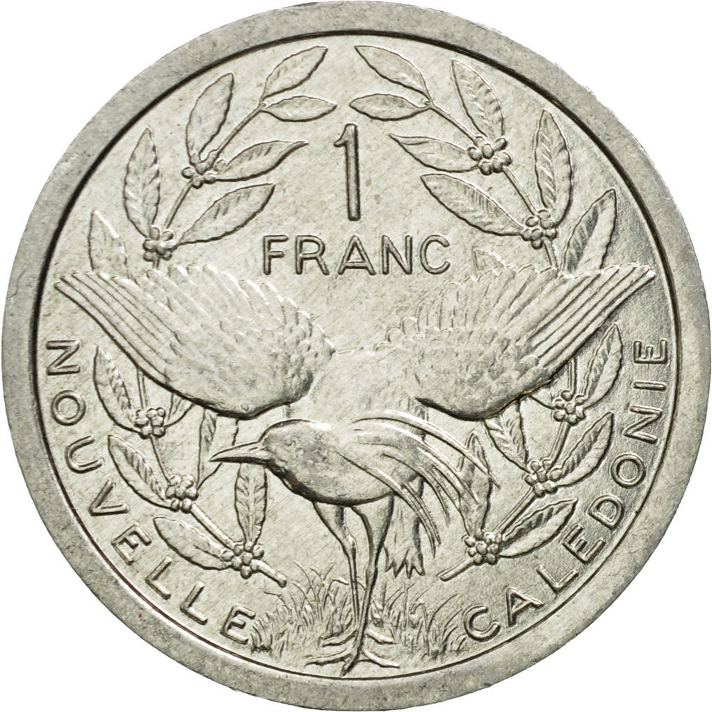 Coin, New Caledonia, Franc, 2003, Paris, AU(50-53), Aluminum, KM:10