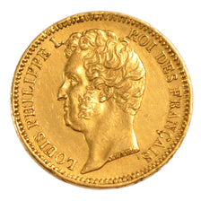 FRANCE, Louis-Philippe, 20 Francs, 1831, Paris, AU(50-53), Gold, Gadoury #1030,.