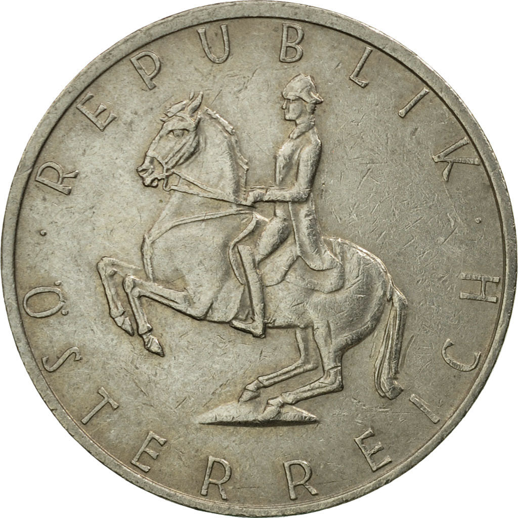 Coin, Austria, 5 Schilling, 1987, VF(30-35), Copper-nickel, KM:2889a