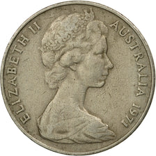 Monnaie, Australie, Elizabeth II, 20 Cents, 1971, TTB, Copper-nickel, KM:66