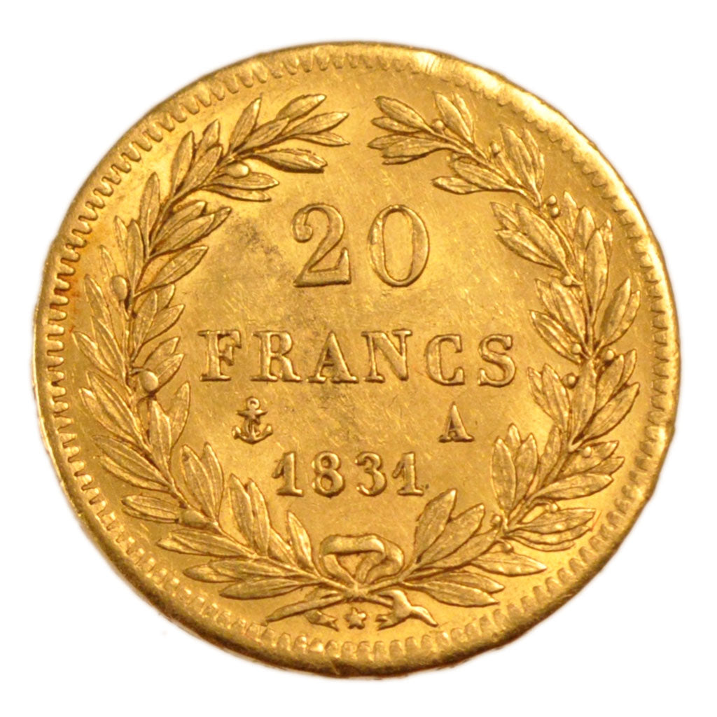 Louis-Philippe I, 20 Francs Or Tête Nue