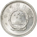 Coin, CHINA, PEOPLE'S REPUBLIC, Fen, 2006, VF(30-35), Aluminum, KM:1