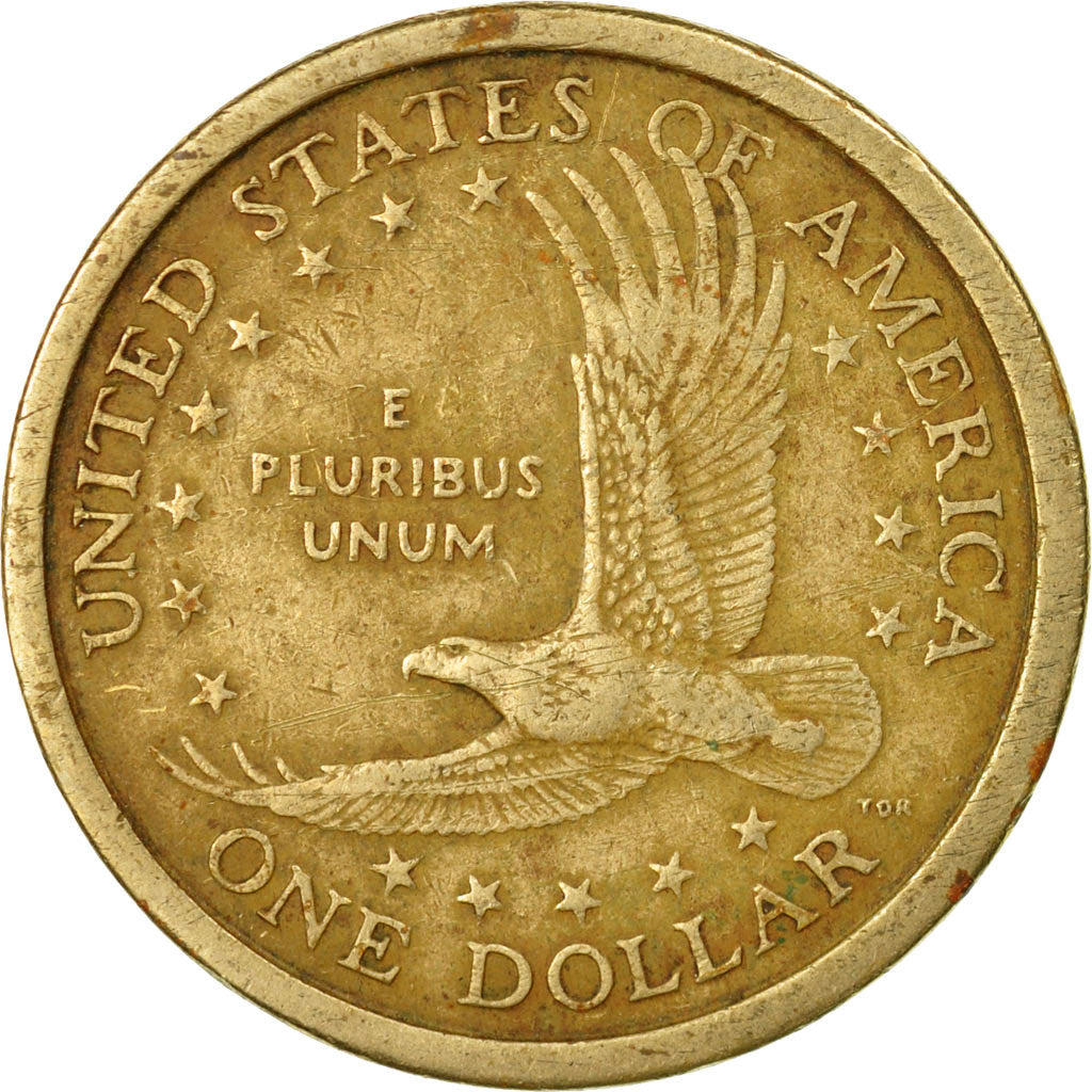 Coin, United States, Sacagawea Dollar, Dollar, 2001, U.S. Mint, Denver
