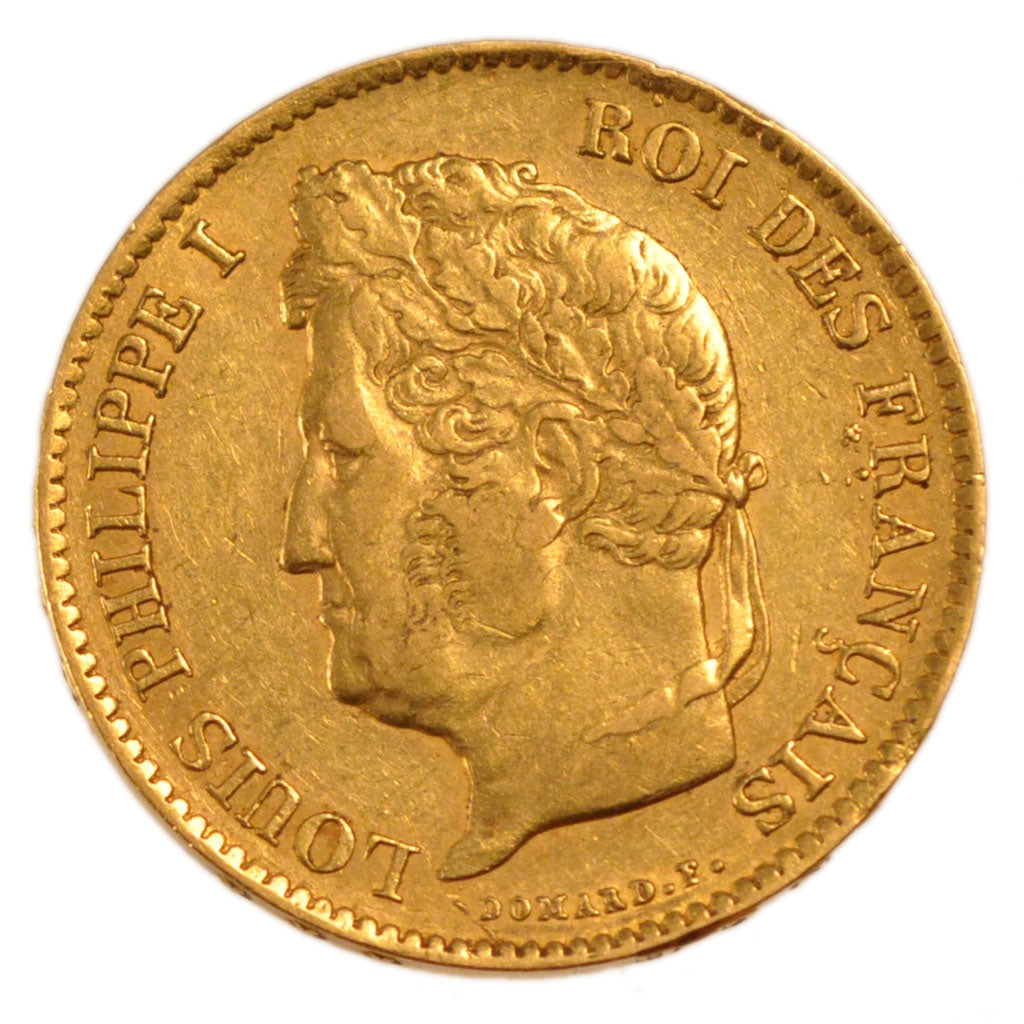 FRANCE, Louis-Philippe, 40 Francs, 1834, Paris, EF(40-45), Gold, Gadoury #1106,.