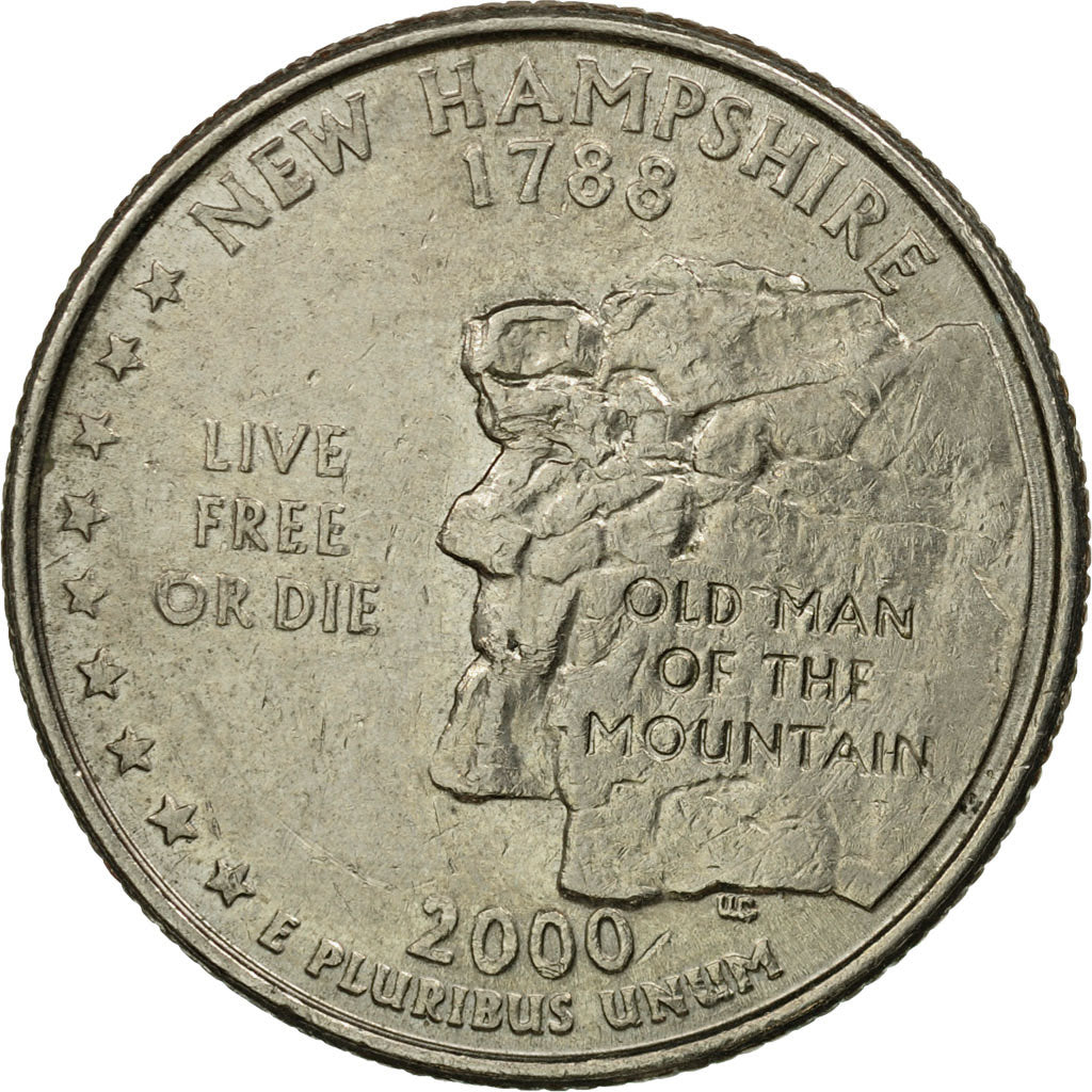 Moneda, Estados Unidos, Quarter, 2000, U.S. Mint, Philadelphia, MBC, Cobre -