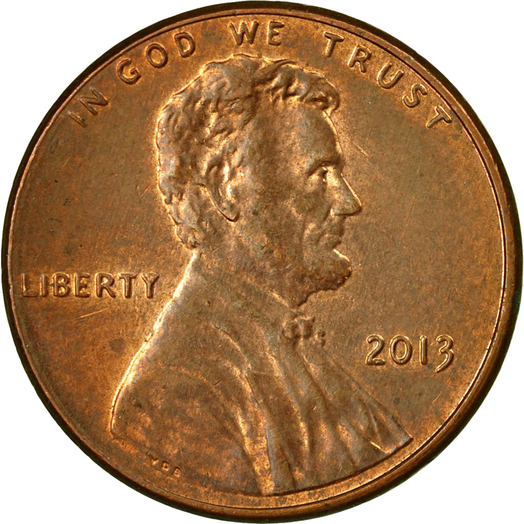 Moneta, USA, Lincoln - Shield Reverse, Cent, 2013, U.S. Mint, Philadelphia