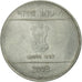Moneta, REPUBBLICA DELL’INDIA, Rupee, 2008, BB, Acciaio inossidabile, KM:331