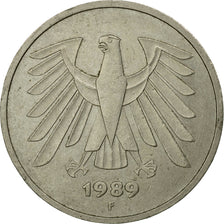 Coin, GERMANY - FEDERAL REPUBLIC, 5 Mark, 1989, Stuttgart, MS(60-62)