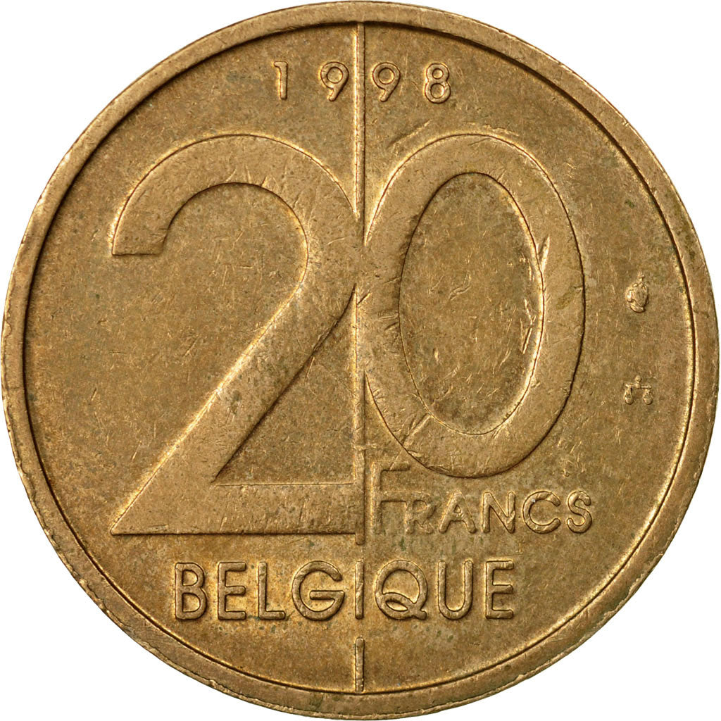 Coin, Belgium, Albert II, 20 Francs, 20 Frank, 1998, Brussels, EF(40-45)