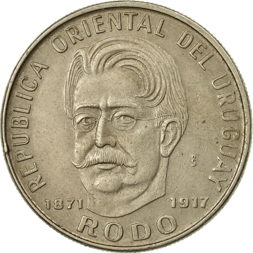 Moneta, Uruguay, 50 Pesos, 1971, Santiago, BB, Nichel-ottone, KM:58